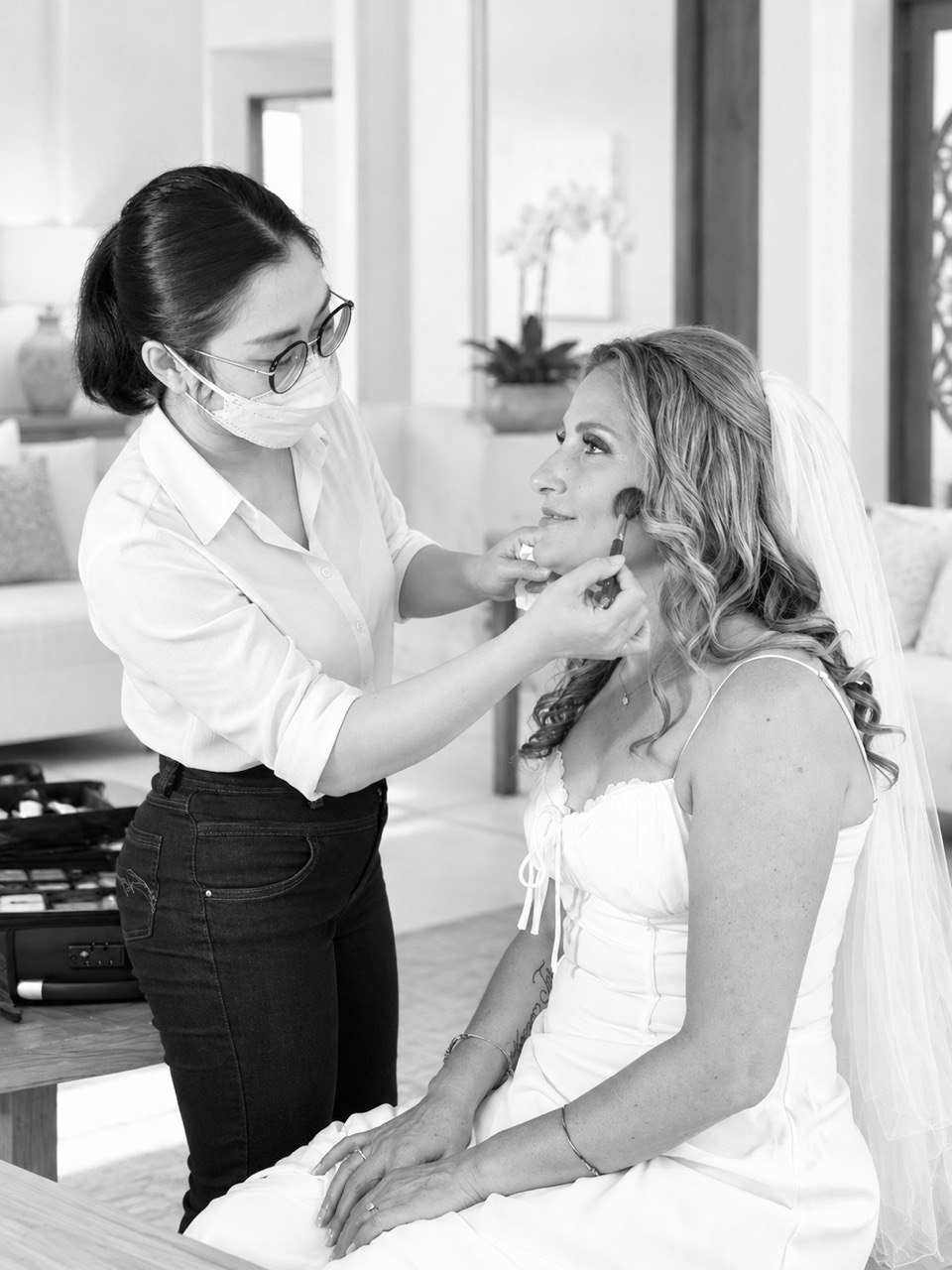 Bridal makeup look by Corry in Bali